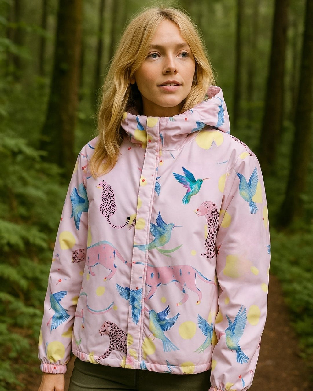 Chaqueta doble faz  Amazonas Pink